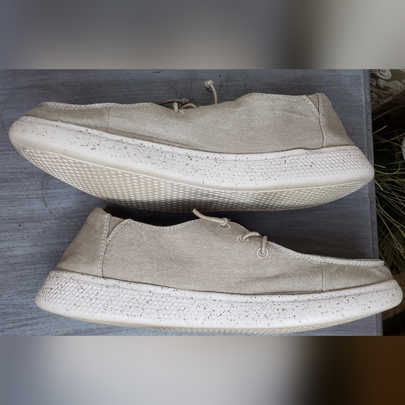 BOBS from Skechers Tan canvas loafers women's size 9 (sa211) - Picture 8 of 12